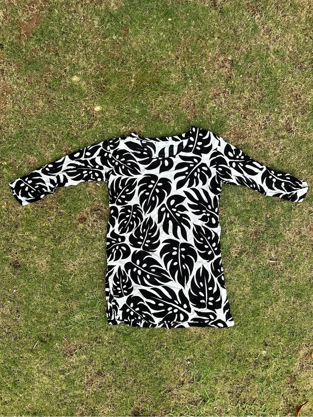 Mikoh Mini Collection Monstera Print Dress Size Large